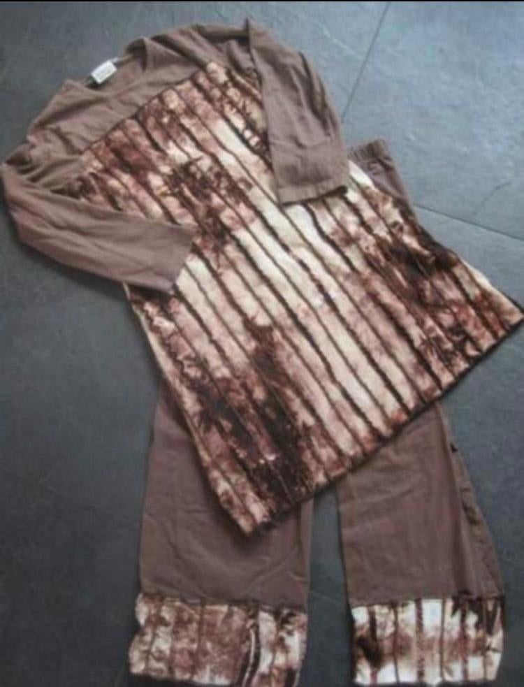 BARBARA FARBER Prachtig bruin set broek tuniek , mt 146 152, Meisje, Ophalen of Verzenden, Zo goed als nieuw, Setje