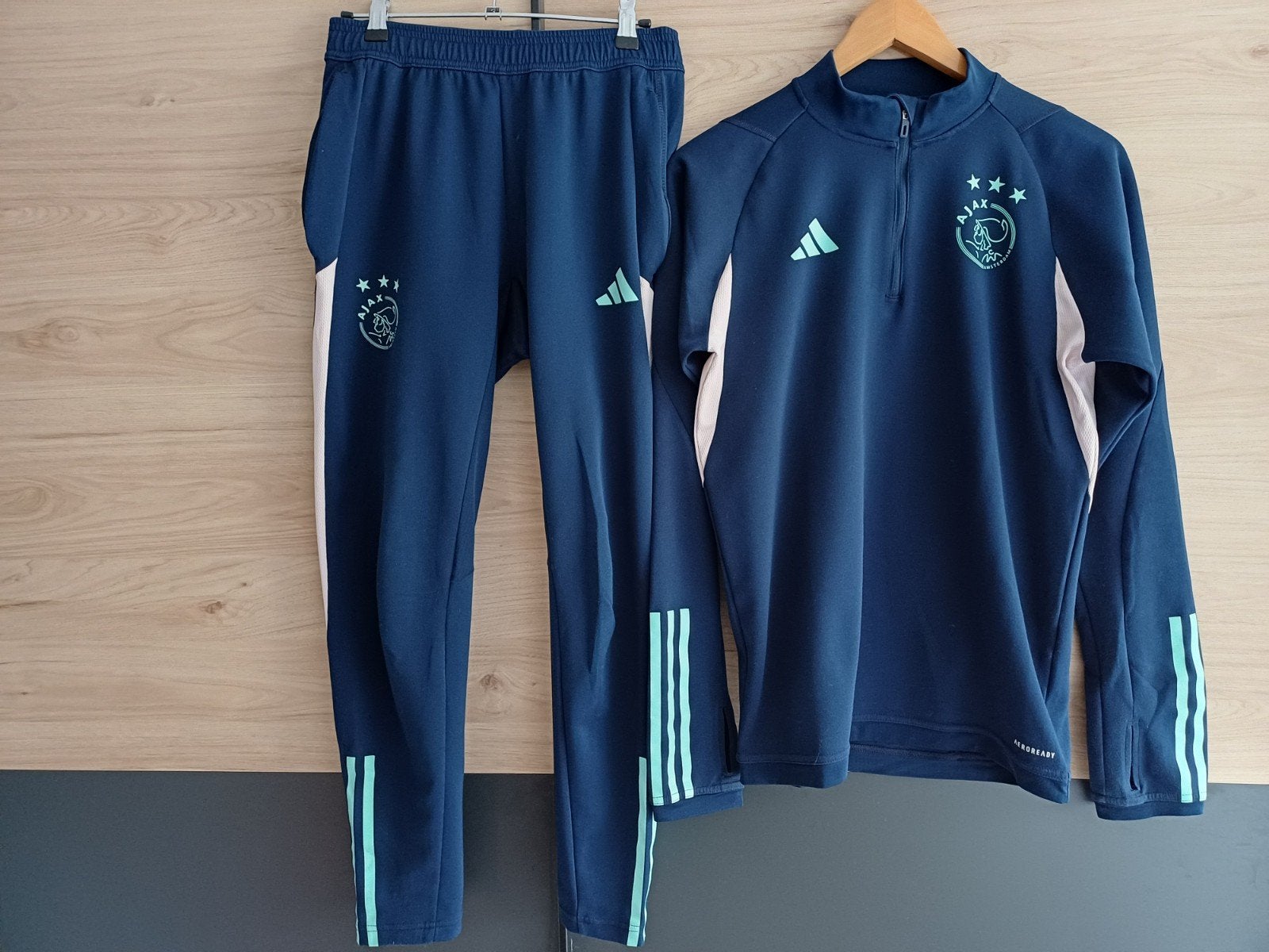 Ajax tenue, Blauw, Ophalen of Verzenden, Adidas, Voetbal