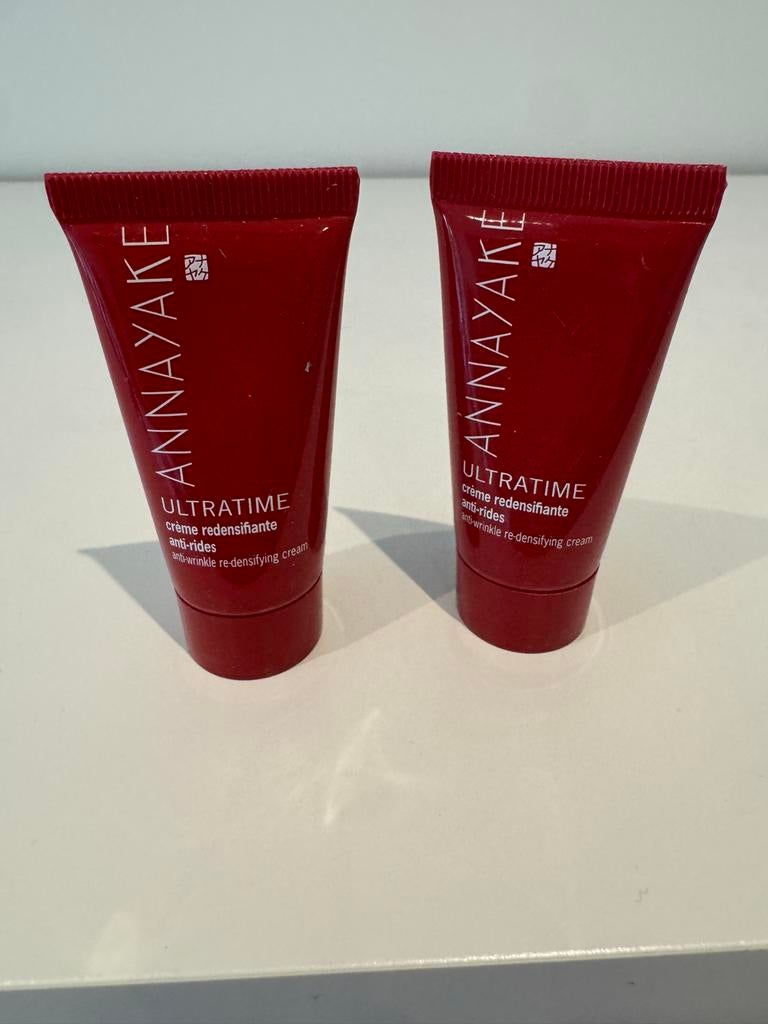 Annayake Ultratime Anti-Rimpel Crème (2x 15ml), Ophalen of Verzenden, Nieuw, Gehele gezicht, Verzorging