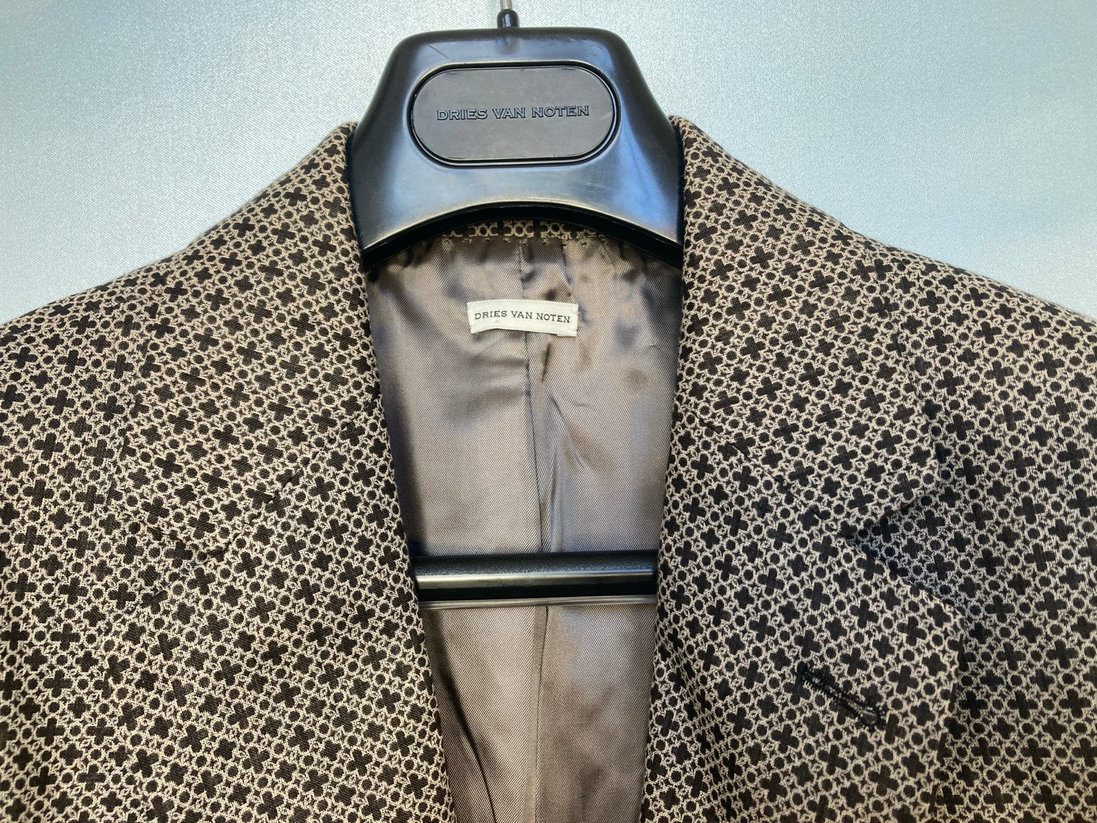 Dries Van Noten Blazer - Maat 52, Ophalen of Verzenden, Zo goed als nieuw, Maat 52/54 (L), Bruin