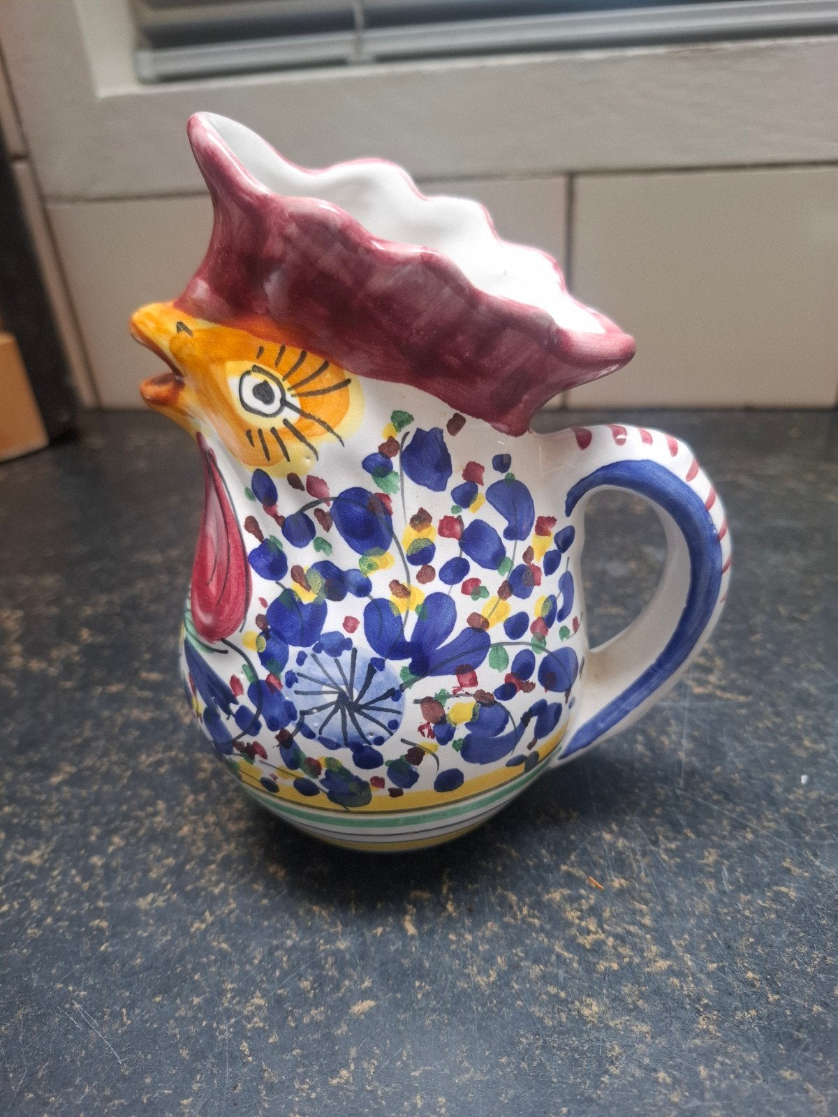 Vintage Deruta Keramiek Haan Kan - Handgeschilderd, Ophalen of Verzenden