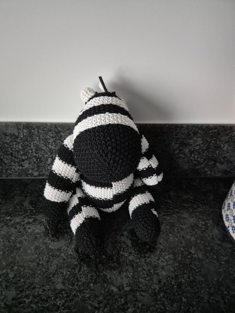 HEMA - Knuffel Zebra gehaakt, Ophalen of Verzenden, Nieuw, Overige typen