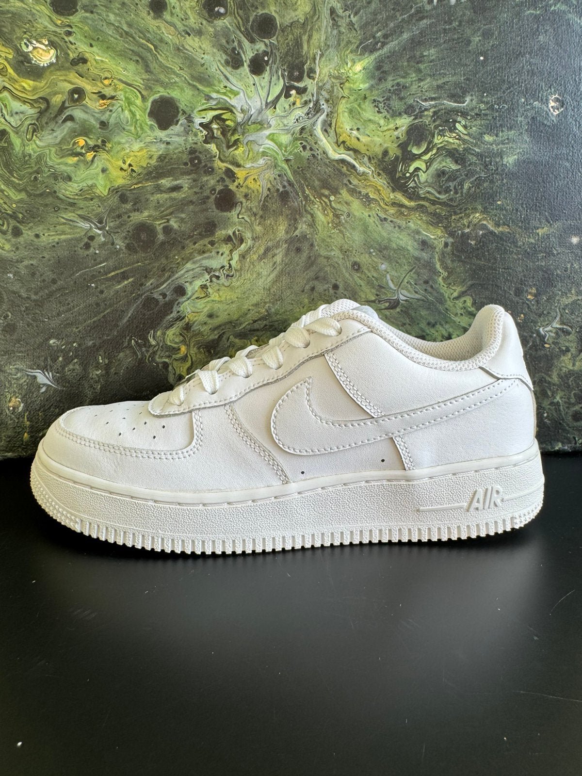 Nike air force 1, echt leer, maat 37,5, Kleding | Dames, Schoenen, Ophalen of Verzenden, Zo goed als nieuw, Wit, Sneakers of Gympen