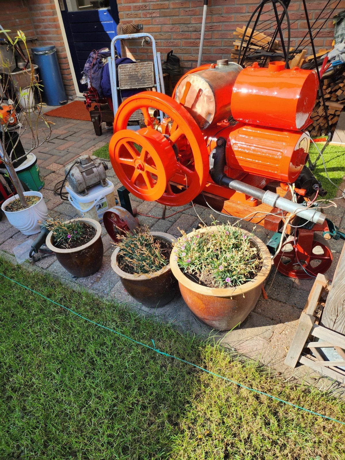 stat motor heeft vroeger op het, Ophalen of Verzenden, Benzinemotor