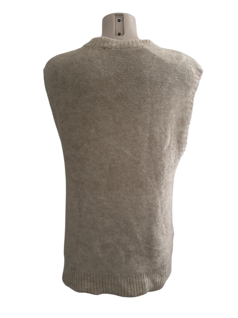 Yaya top S, Beige, Ophalen of Verzenden, Zo goed als nieuw, Korte mouw