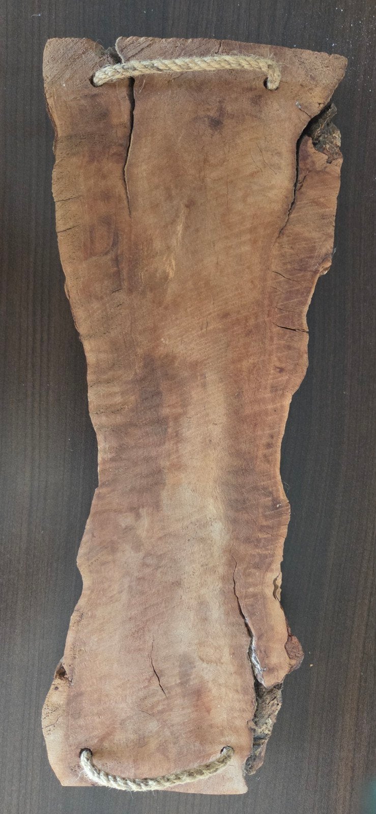 Rustiek houten decoratiebord/borrelplank - 48 cm lang, Ophalen, Hout, Bruin, Landelijk