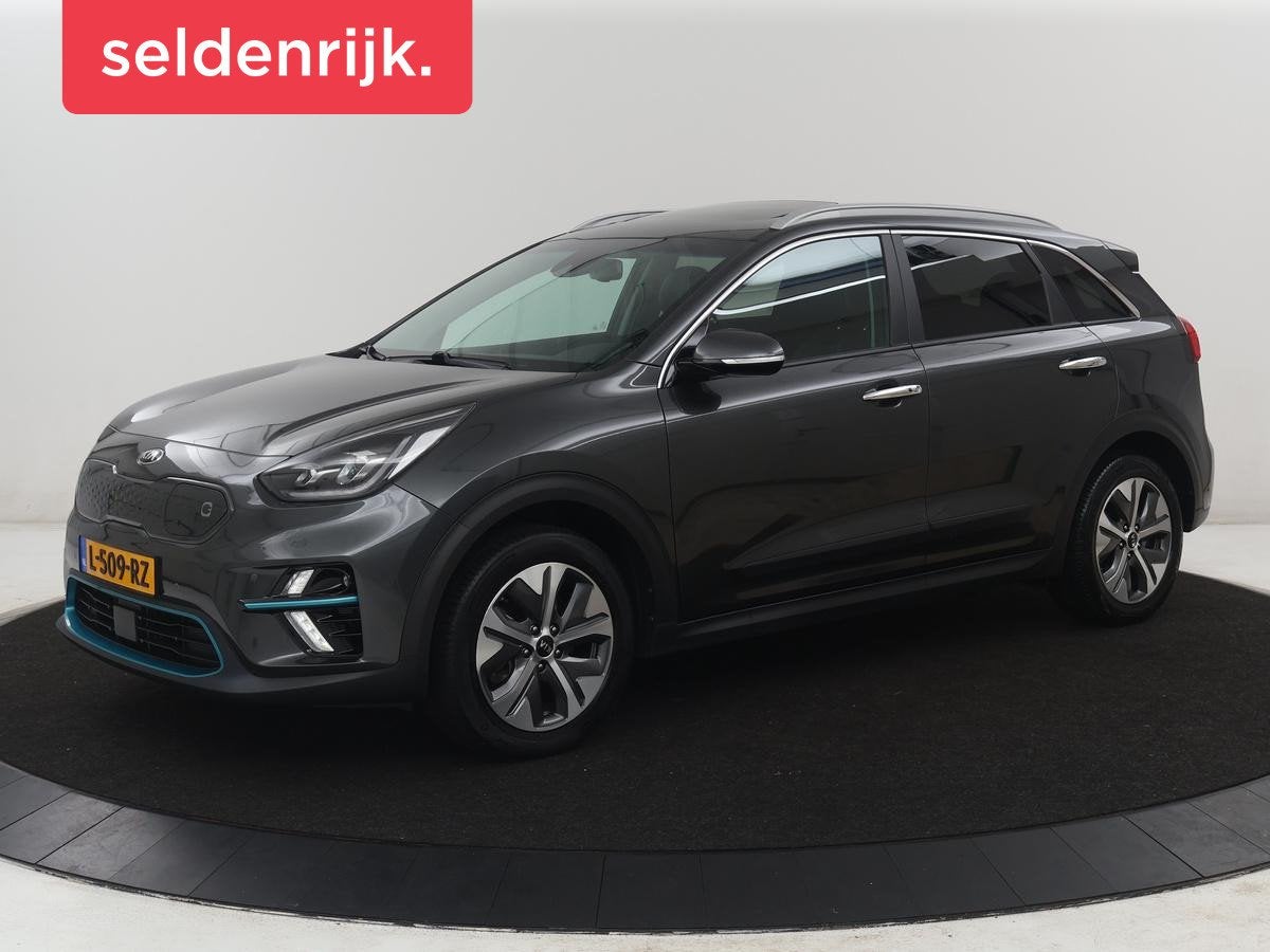 Kia e-Niro DynamicPlusLine 64 kWh | SOH 95,3% | Panoramadak, Auto's, Gebruikt, 1712 kg, Verwarmde buitenspiegels, Leder en Stof