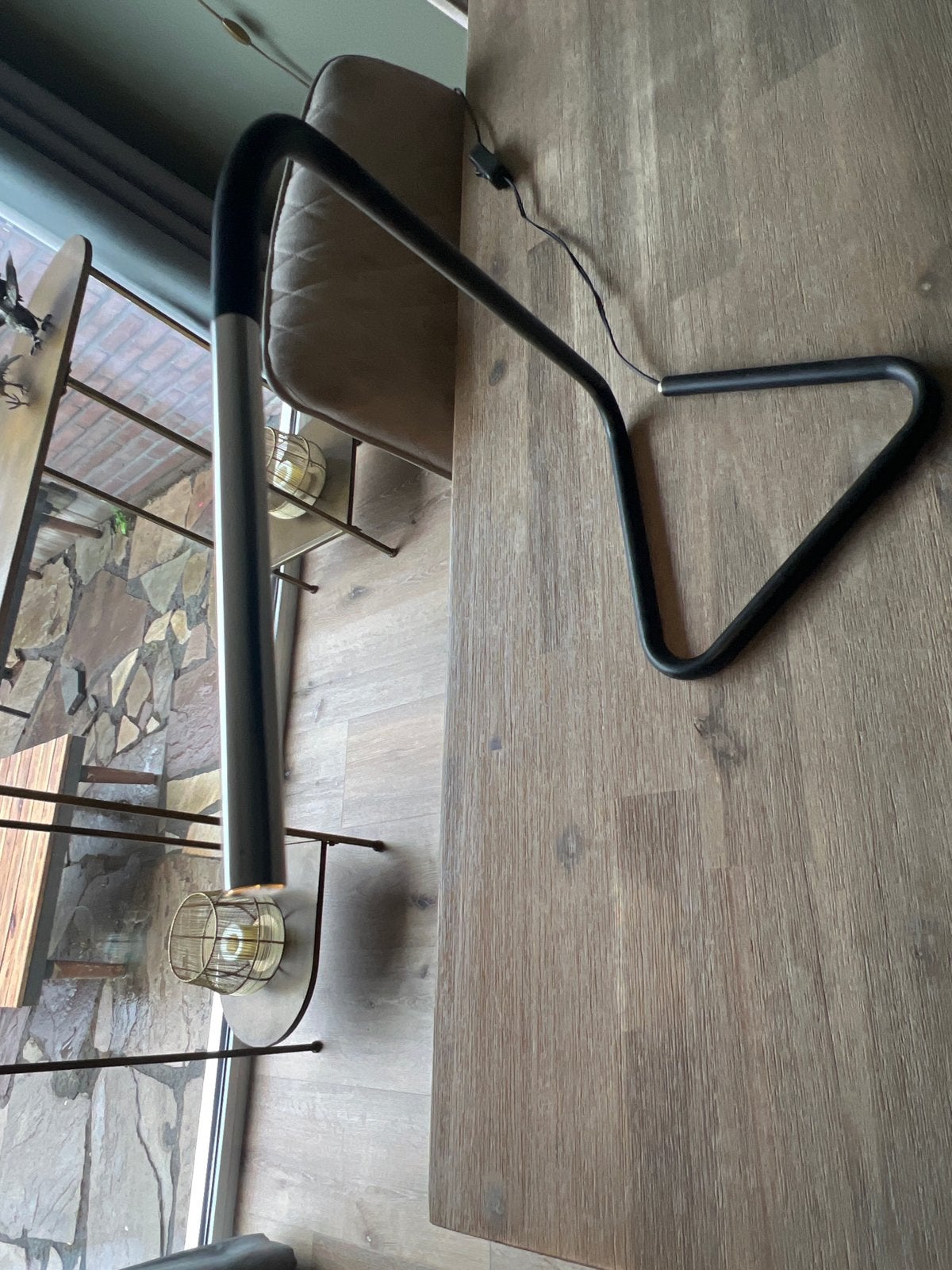Moderne LED bureaulamp met USB-aansluiting, Overige merken, Gebruikt, Zwart, Overige fittingen