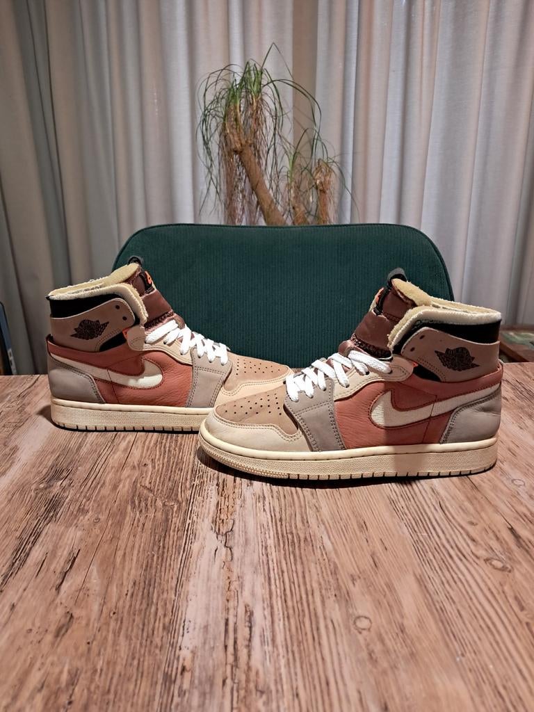 Jordan 1 High Zoom Air CMFT Premium 'Canyon Rust' Size 36,5, Nike Air Jordan, Bruin, Ophalen of Verzenden, Sneakers of Gympen