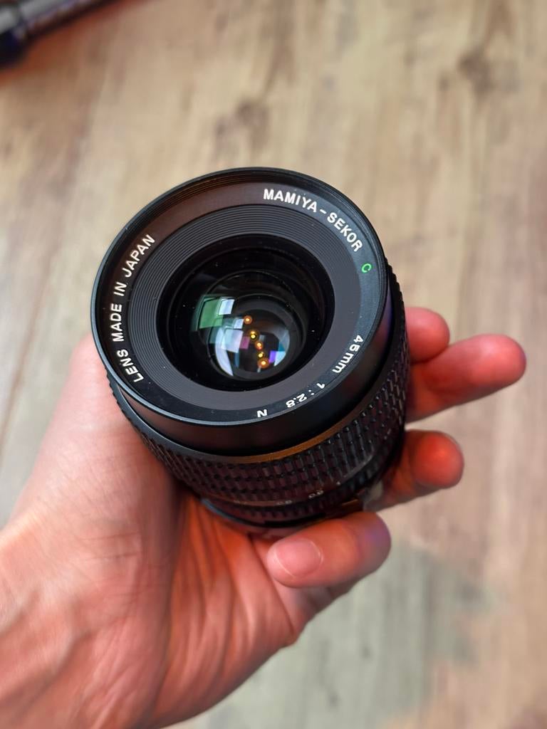 Mamiya 645 Sekor C 45mm N in uitstekende staat, Ophalen, Zo goed als nieuw, Standaardlens
