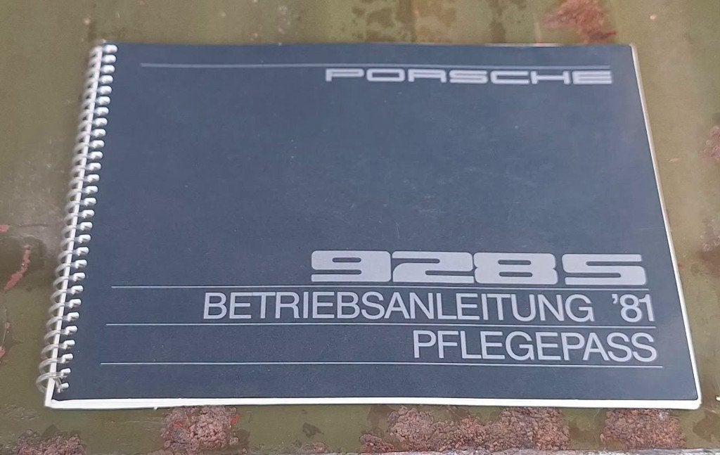 Duitstalige instructieboekje Porsche 928S 1981, mint staat!, Ophalen of Verzenden