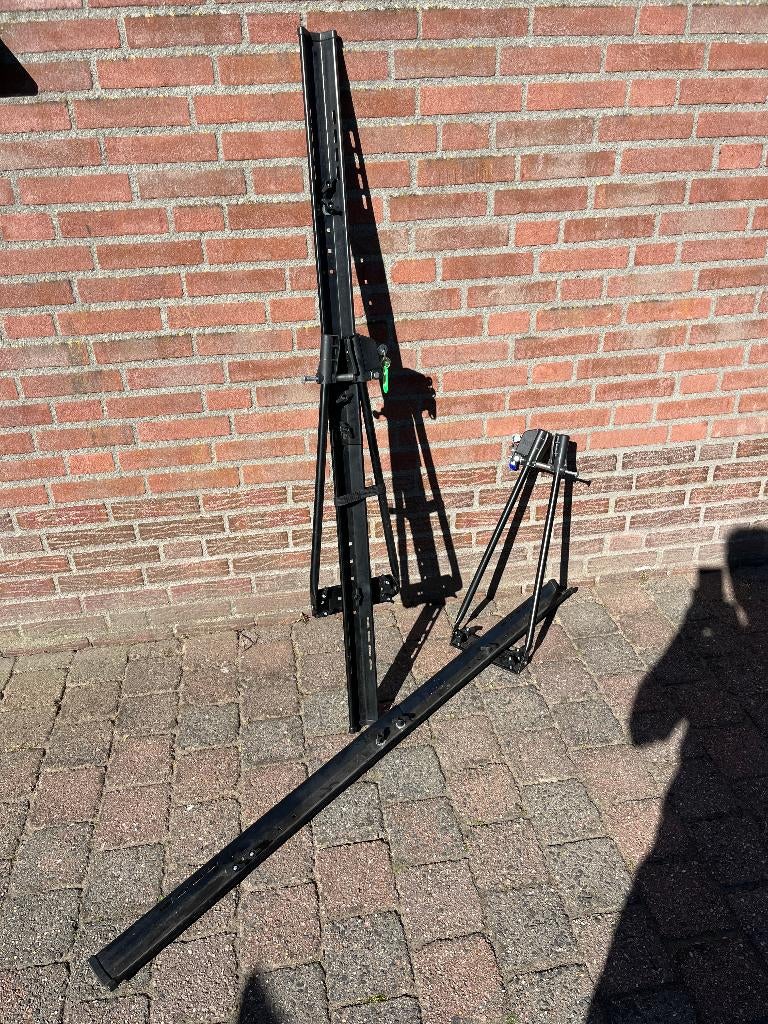 fietsdrager mont blanc voor op dak auto, Ophalen, 2 fietsen, Gebruikt, Dakdrager