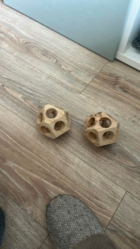 Houten hooiballen voor knaagdieren, Dieren en Toebehoren, Ophalen of Verzenden, Gebruikt
