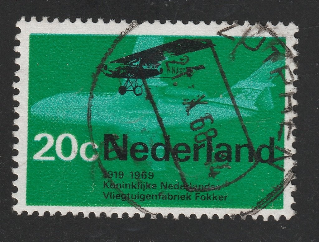 nvph 910 met cilinderbalkstempel Zutphen (10608), Postzegels en Munten, Postzegels | Nederland, Ophalen of Verzenden, Na 1940