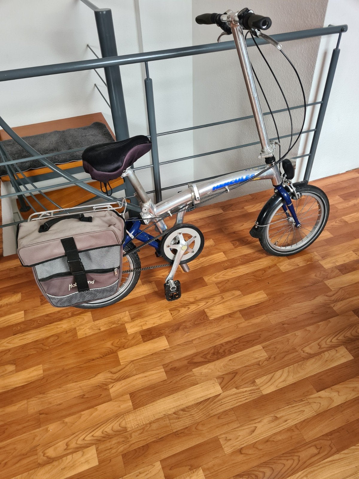 batavus vice versa vouwfiets met snaar aandrij, Ophalen, Gebruikt, 16 tot 18 inch, Versnellingen