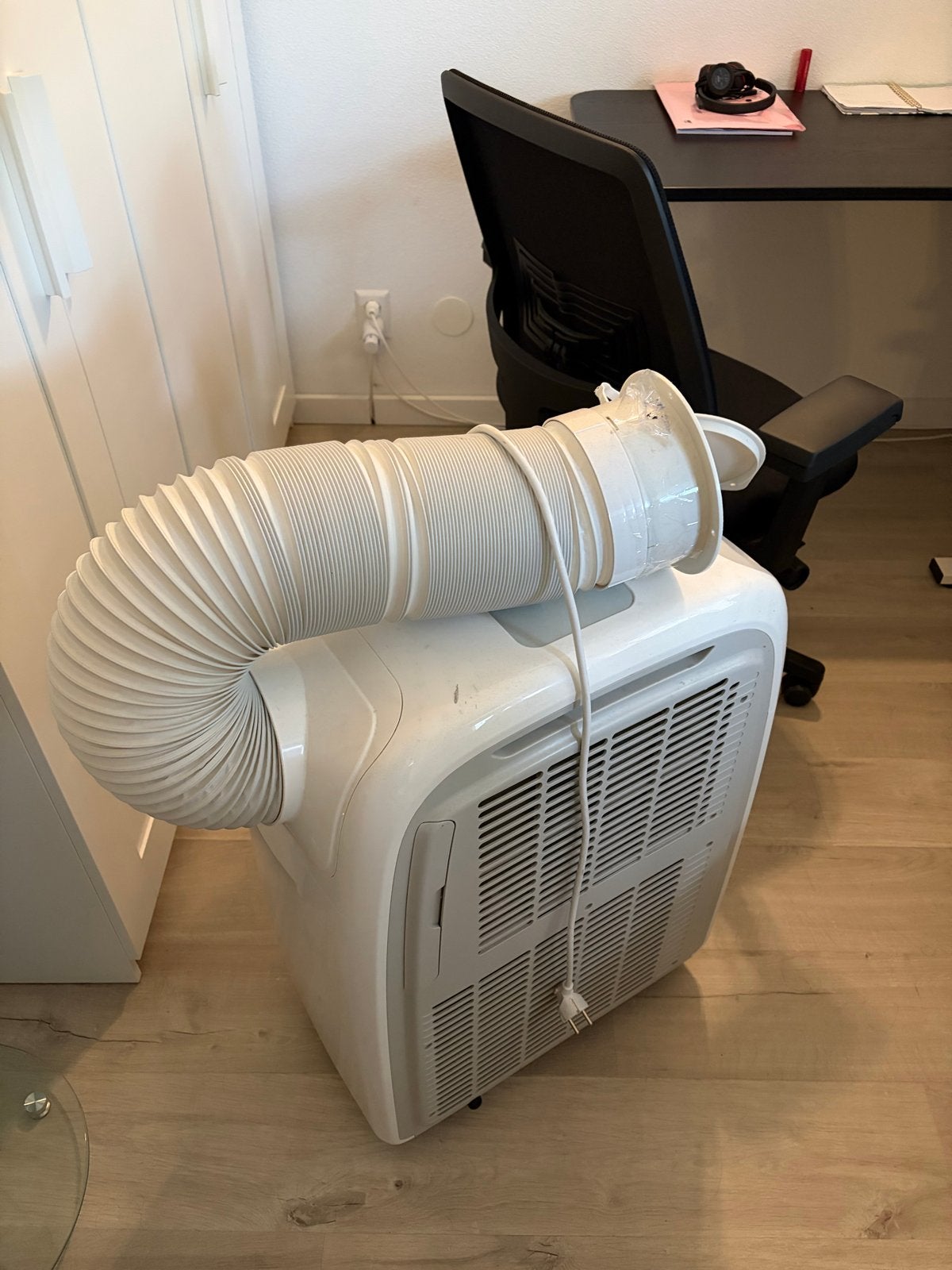 Mobiele airco FUAVE AC518K01 - Koelen en Verwarmen, Ophalen, Gebruikt, Minder dan 60 m³, Timer