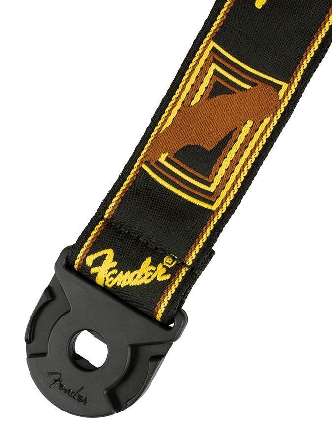 Fender 990629001 2" gitaarband zwart/geel/bruin, ., Nieuw, Ophalen of Verzenden, .