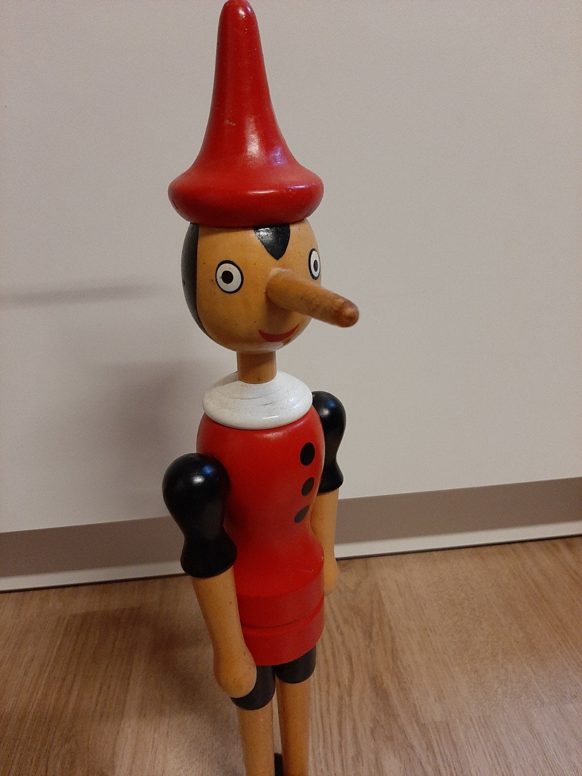 Pinokkio houten pop figuur 41 cm, Verzamelen, Ophalen of Verzenden
