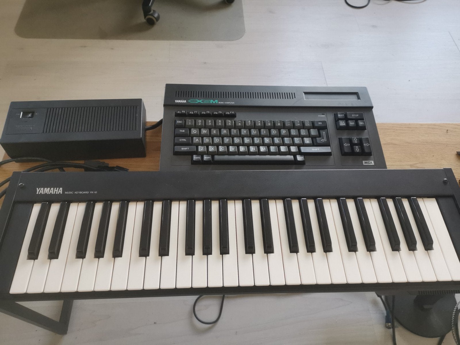 Zeldzame Vintage Yamaha CX5M MSX Music Computer + YK-10, Computers en Software, Ophalen of Verzenden