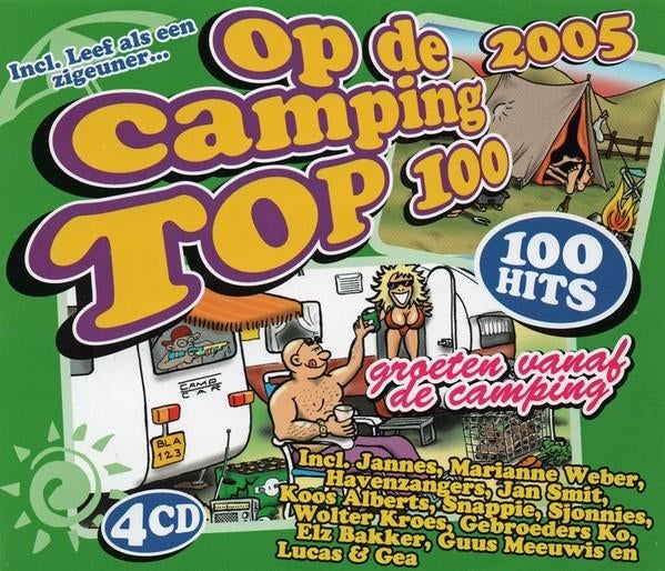 Op De Camping Top 100 2005  4CD Box   Nieuw  Ongebruikt, Cd's en Dvd's, Cd's | Nederlandstalig, Ophalen of Verzenden, Nieuw in verpakking