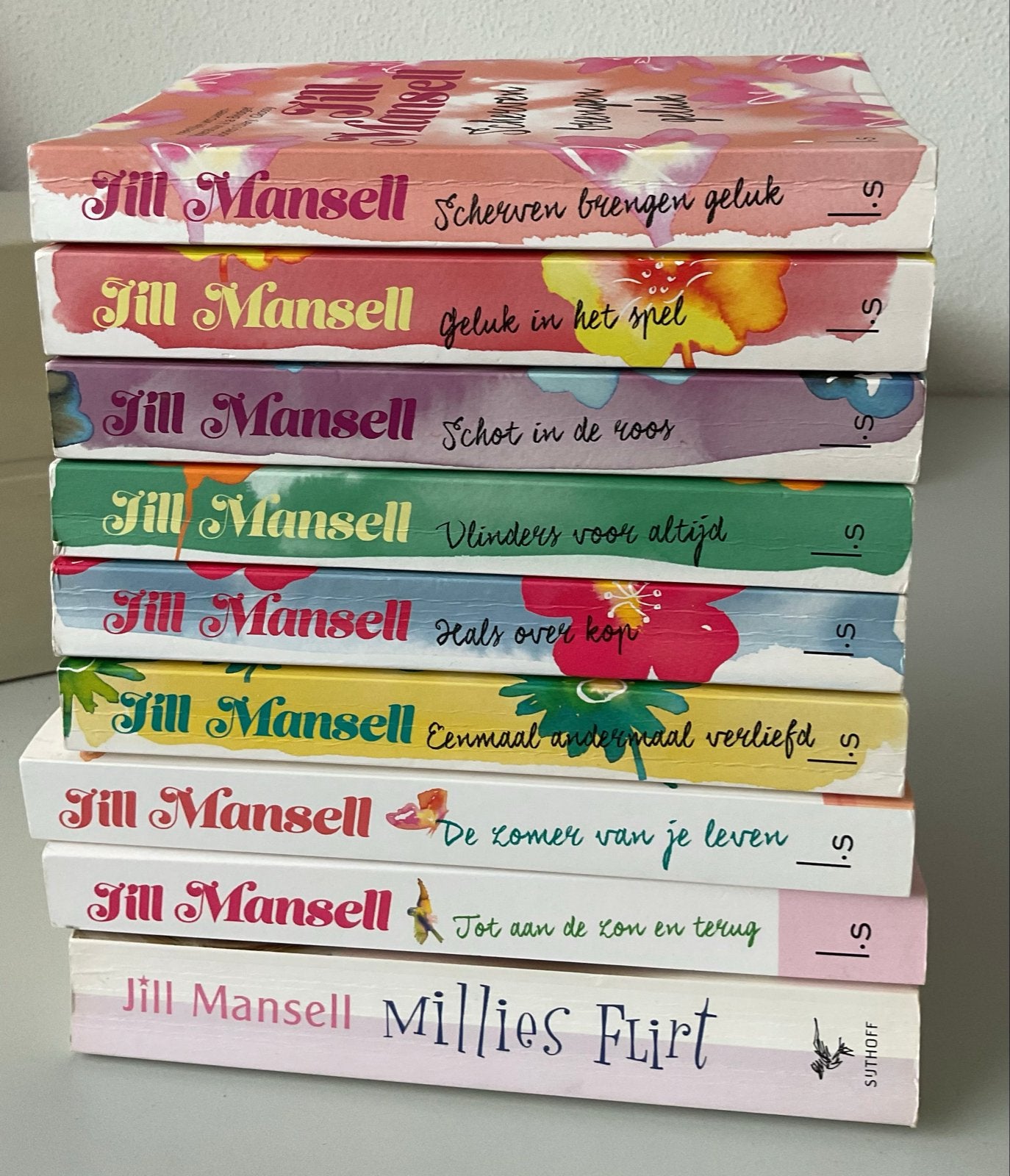 Jill Mansell boekenpakket - 9 romans, Ophalen of Verzenden, Zo goed als nieuw, Nederland