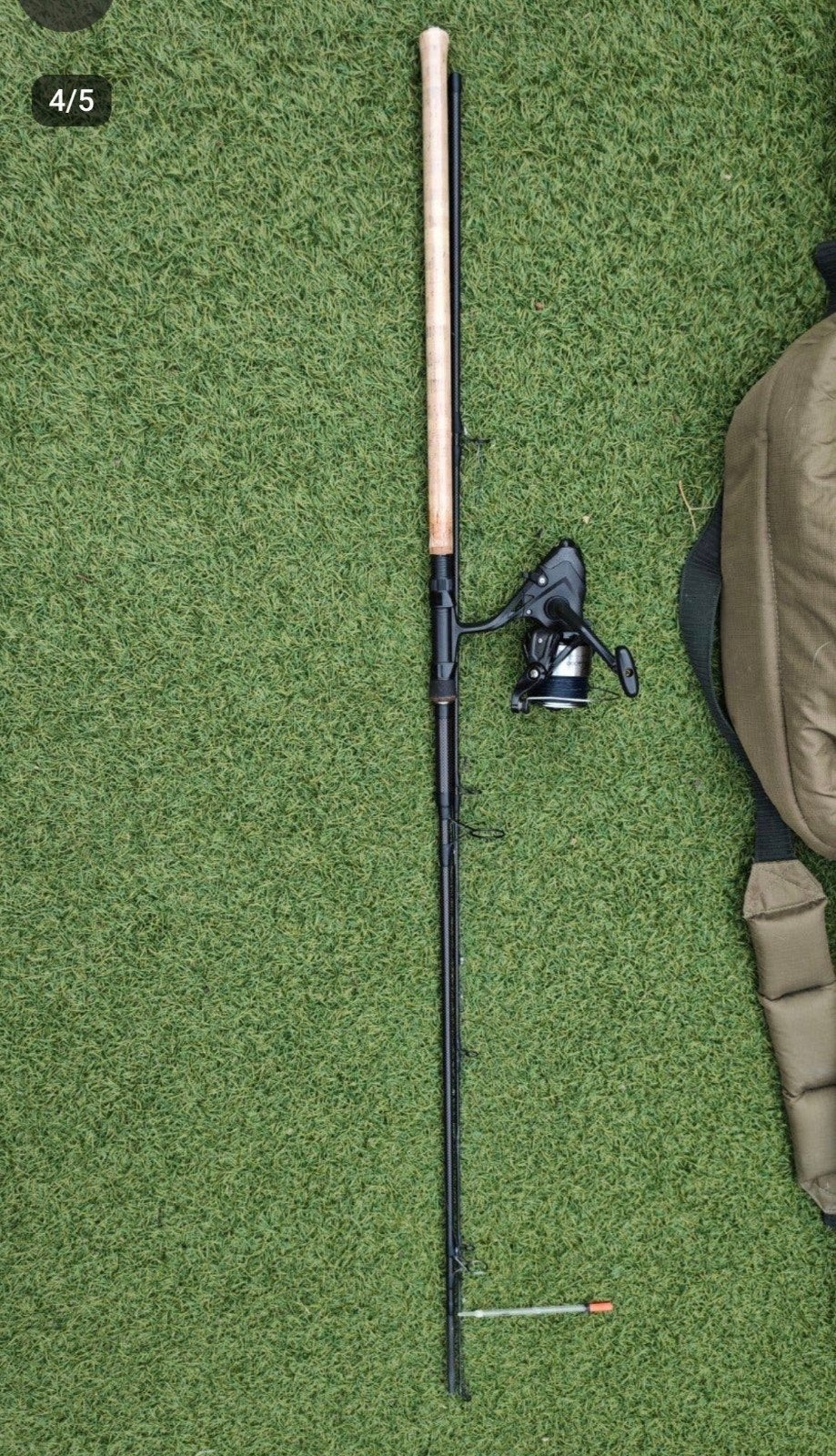 1 x Korum opportunist 10ft 2,25 lb, Ophalen of Verzenden, Zo goed als nieuw, Werphengel