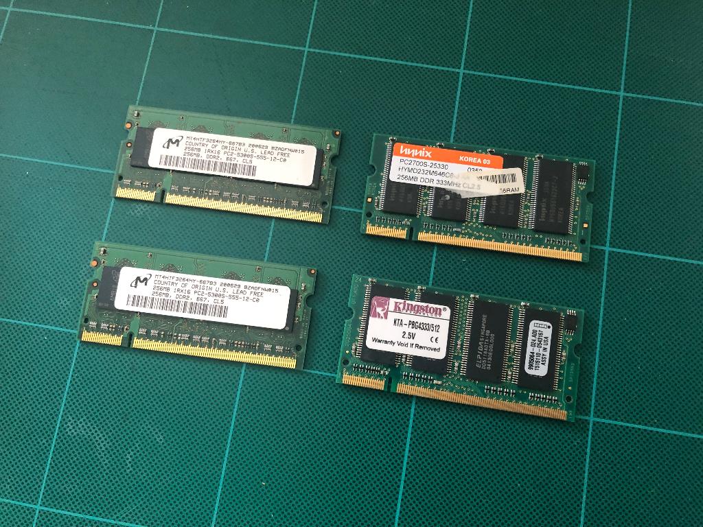 Apple RAM werkgeheugen, Computers en Software, RAM geheugen, 1 GB of minder, Ophalen of Verzenden, 333 t/m 667 MHz, Desktop