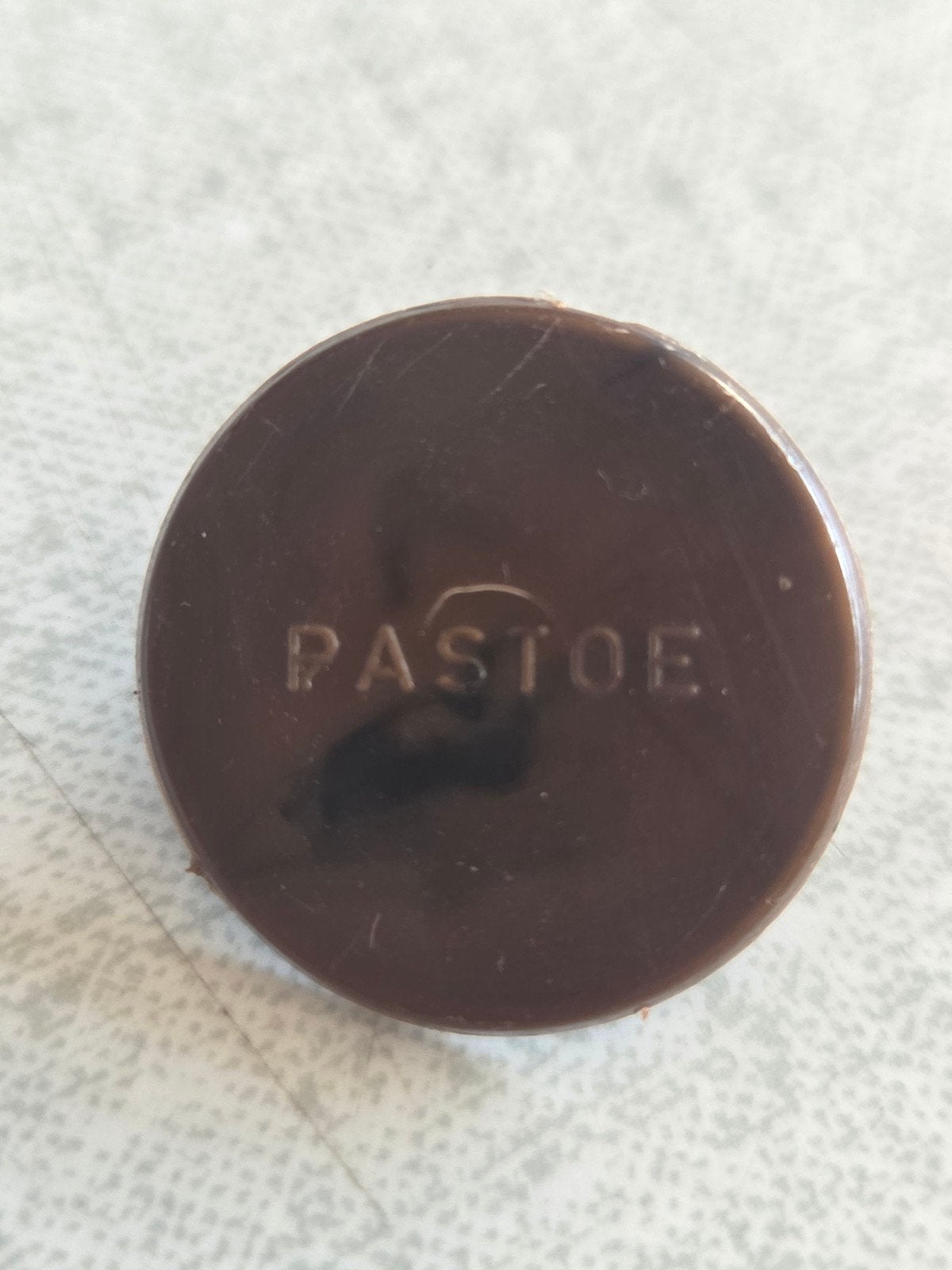 Vintage Pastoe meubelknop - Bruin, Ophalen of Verzenden