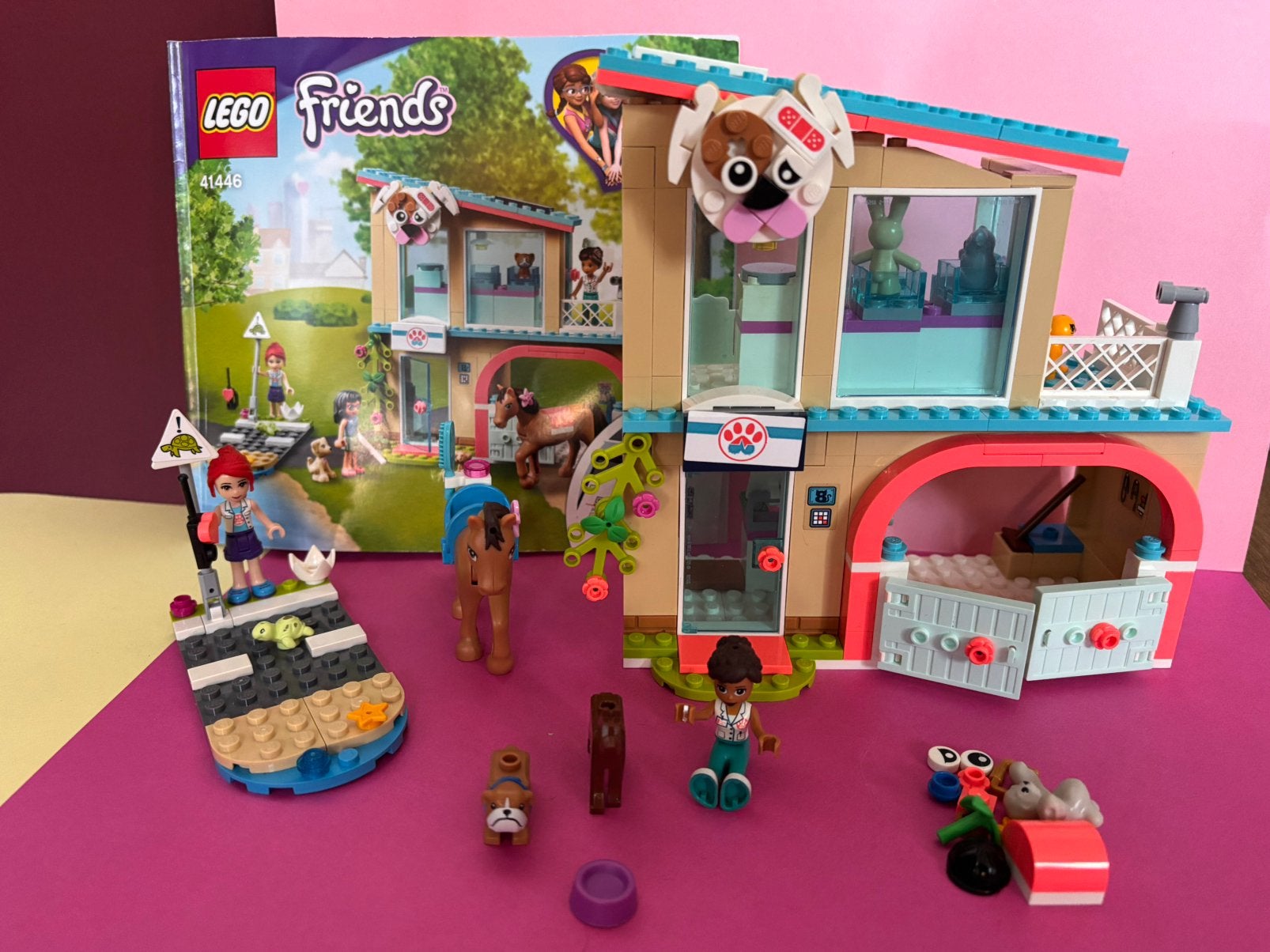 LEGO FRIENDS DIERENCLINIQUE NR 41446, Ophalen of Verzenden, Zo goed als nieuw