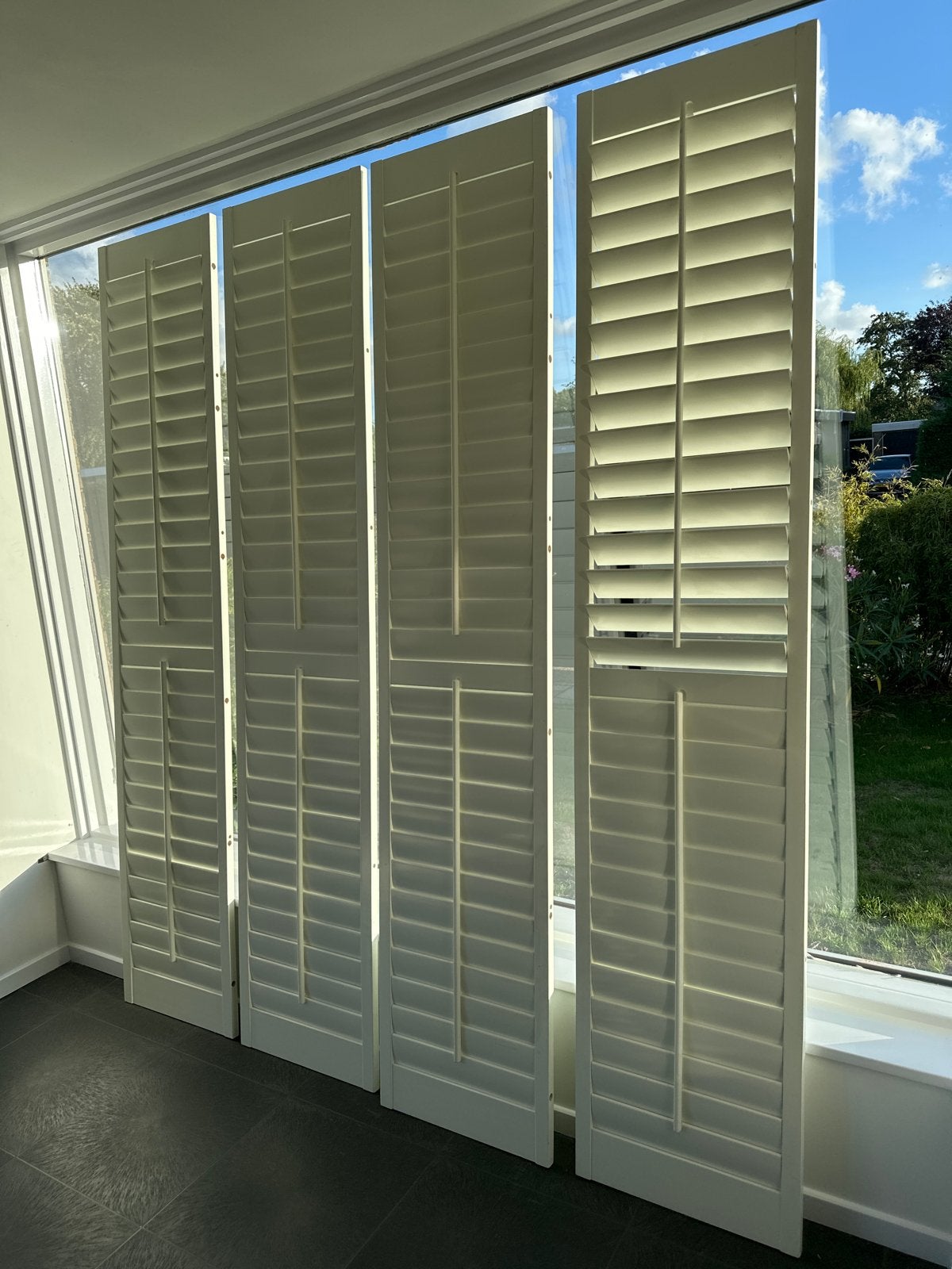 4x Zo goed als nieuwe Shutters - 50,5x245cm, Ophalen, Zo goed als nieuw, Shutter