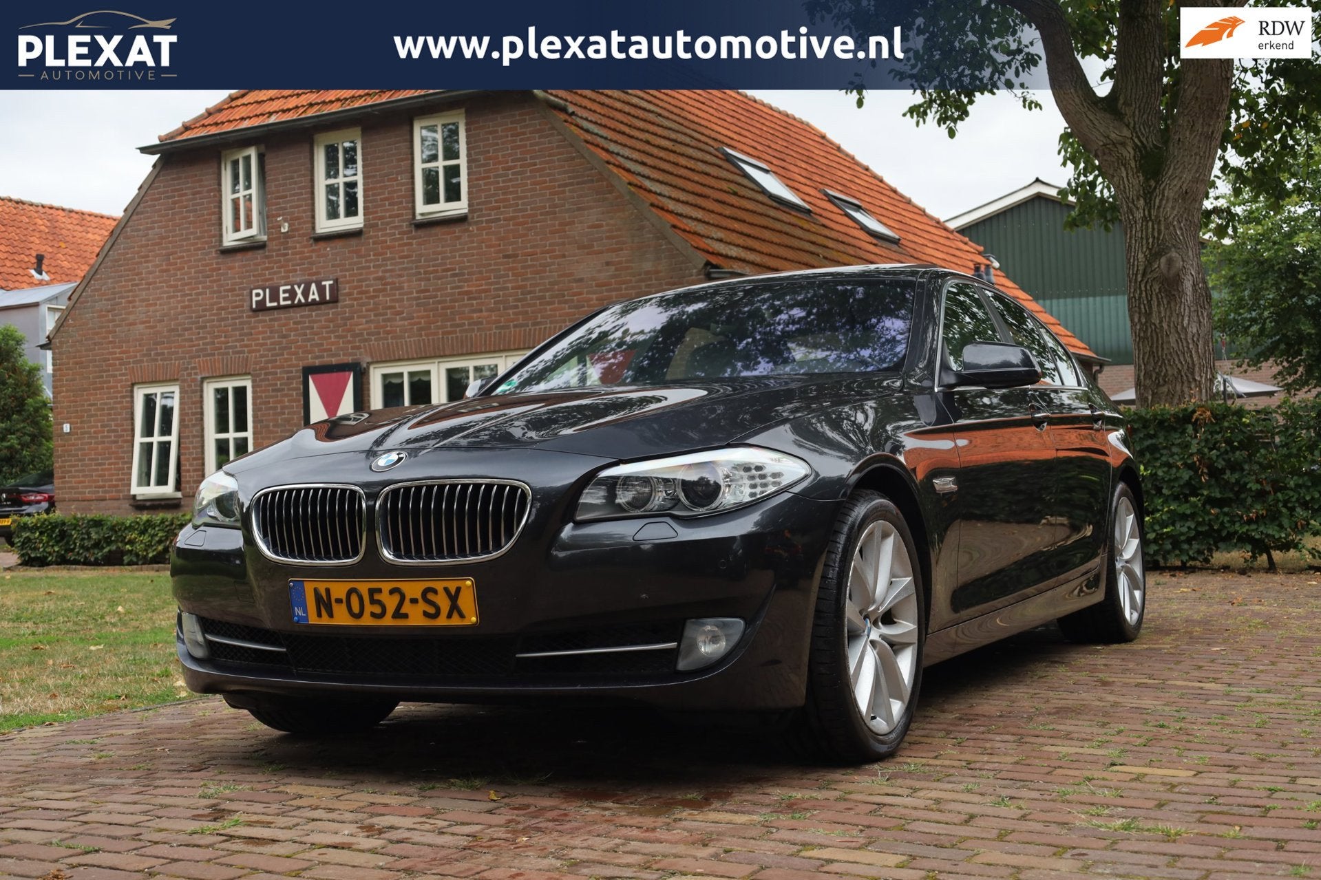 BMW 5-serie 528i High Executive Aut. | Panorama | Luxe leder, Achterwielaandrijving, Gebruikt, 2000 kg, 259 pk