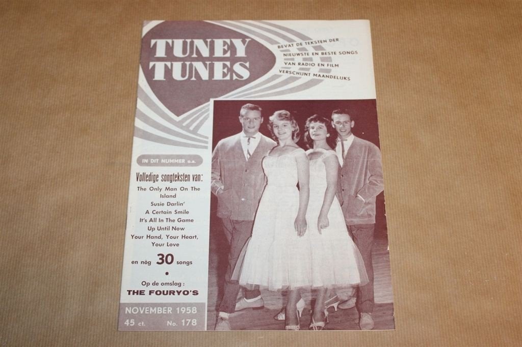 Tuney Tunes - No. 178 - November 1958, Ophalen of Verzenden, 1940 tot 1960, Knipsel(s)