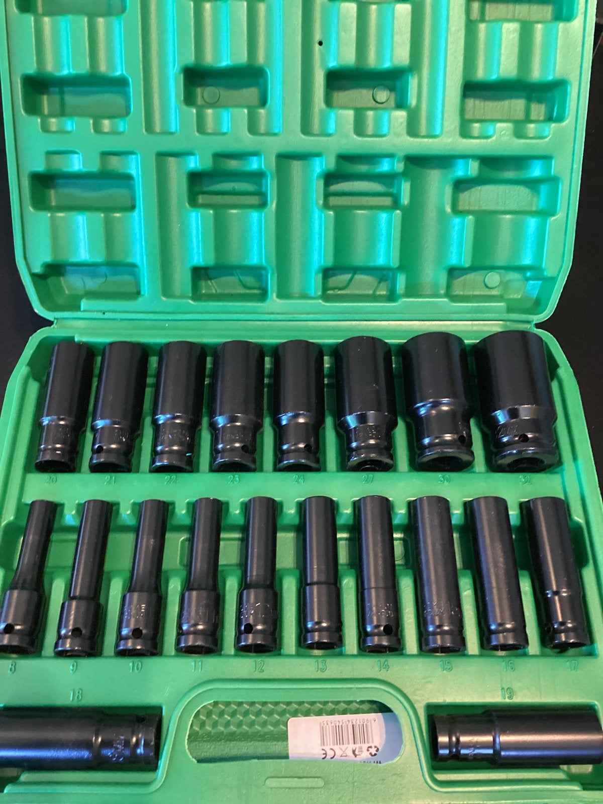 20 delig doppen set zware kwaliteit 8-32, Ophalen of Verzenden, Nieuw