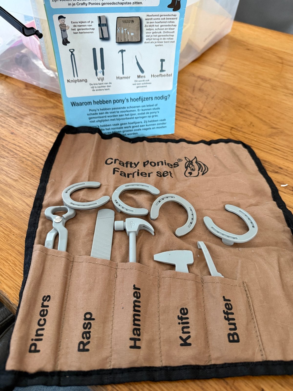 Crafty Ponies Hoefsmid Set - Educatief Speelgoed, Ophalen of Verzenden, Zo goed als nieuw, Knutselen
