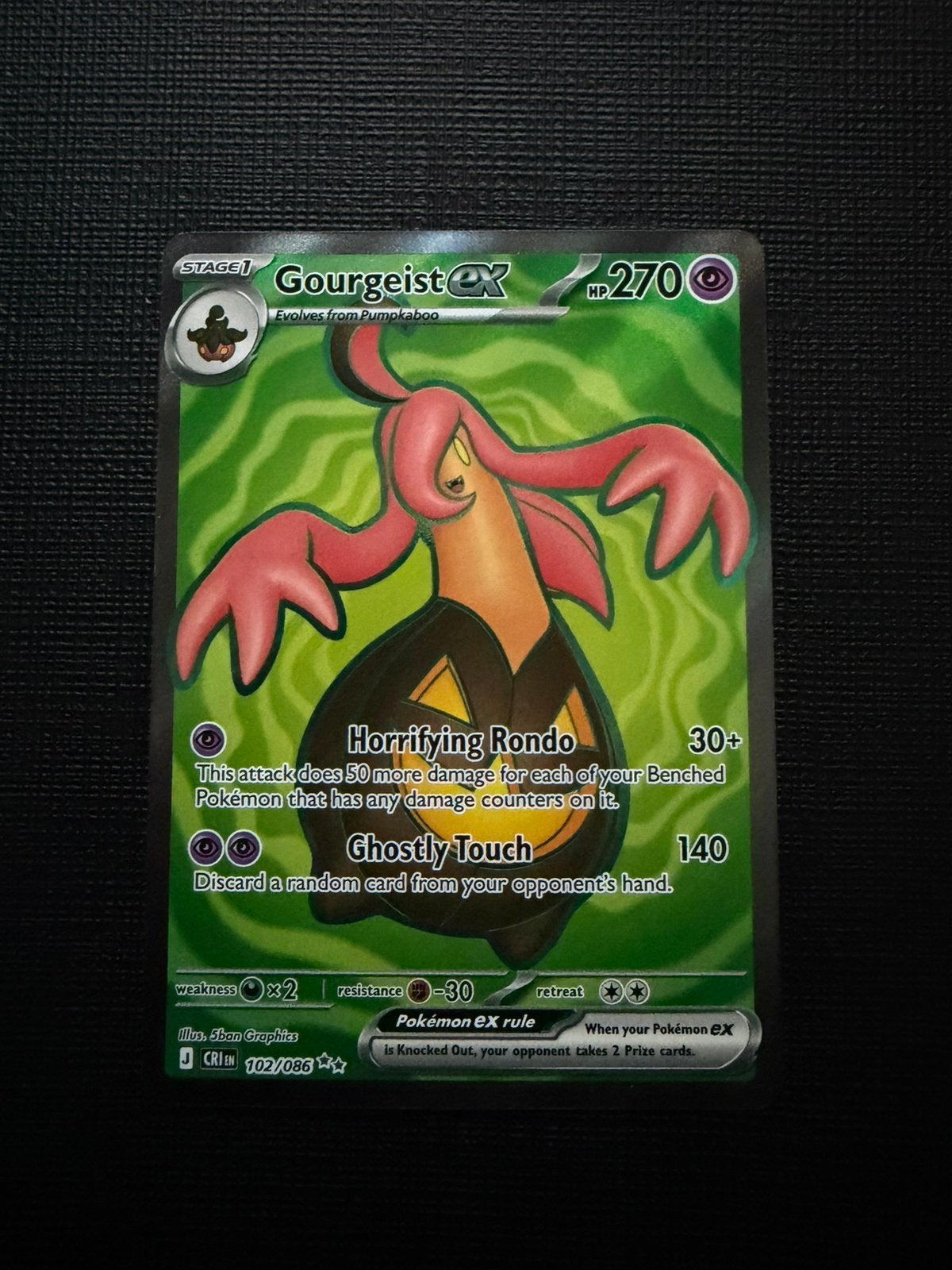 Gourgeist ex 102 CRI, Ophalen of Verzenden, Zo goed als nieuw