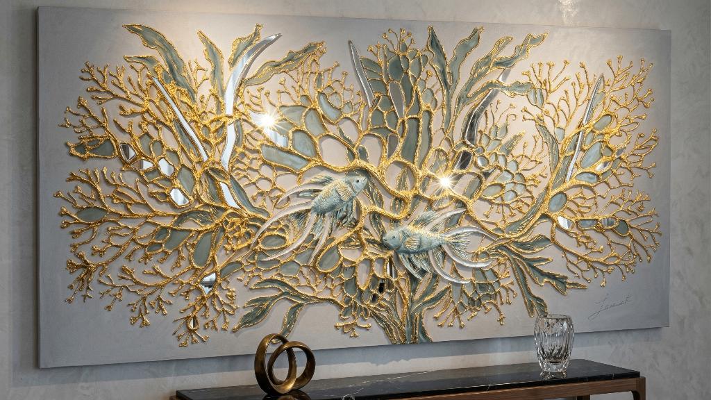 Ethereal Reef, Nieuw, Ophalen of Verzenden, Schilderij, 100 tot 125 cm