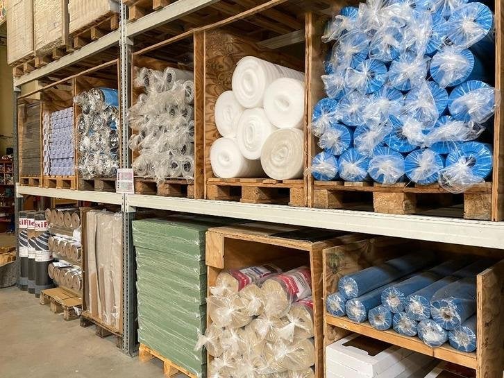 Ondervloer voor laminaat / pvc / houten vloeren - OUTLET