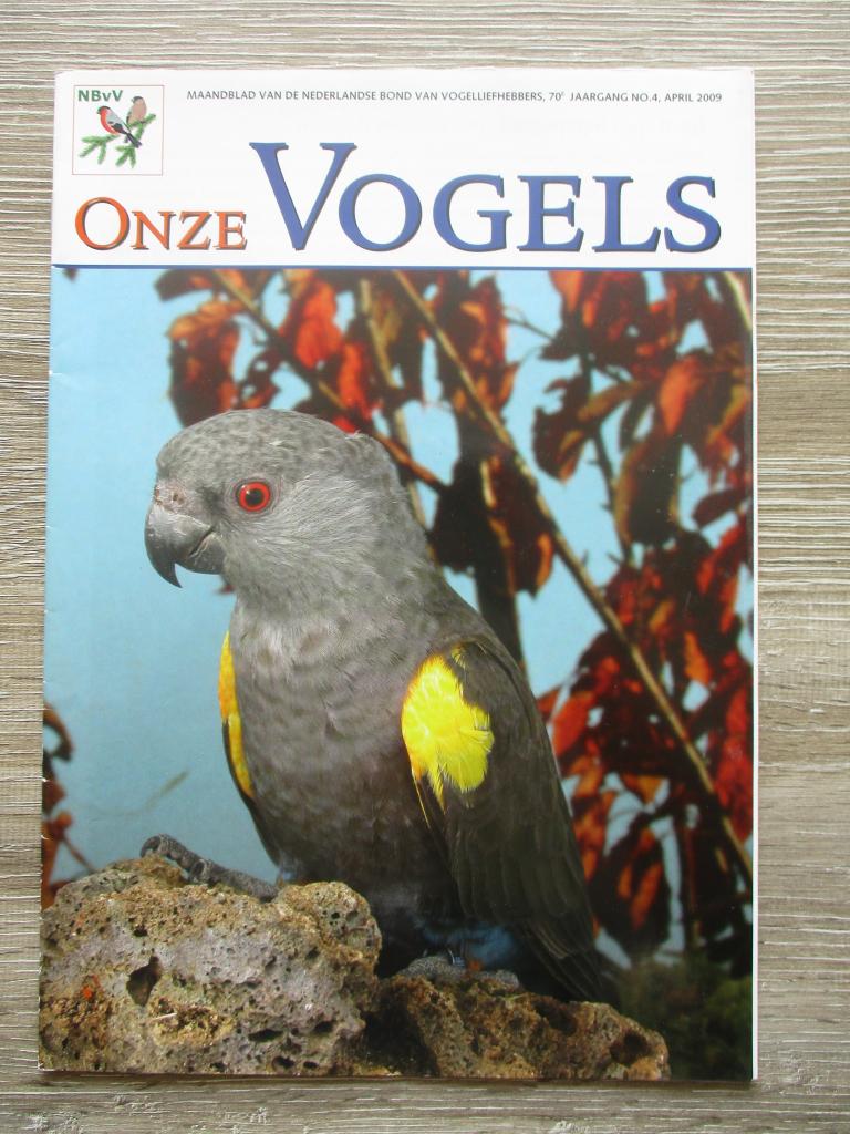 Onze vogels 70e jaargang nr. 4 april 2009, Boeken, Ophalen of Verzenden, Gelezen, Vogels