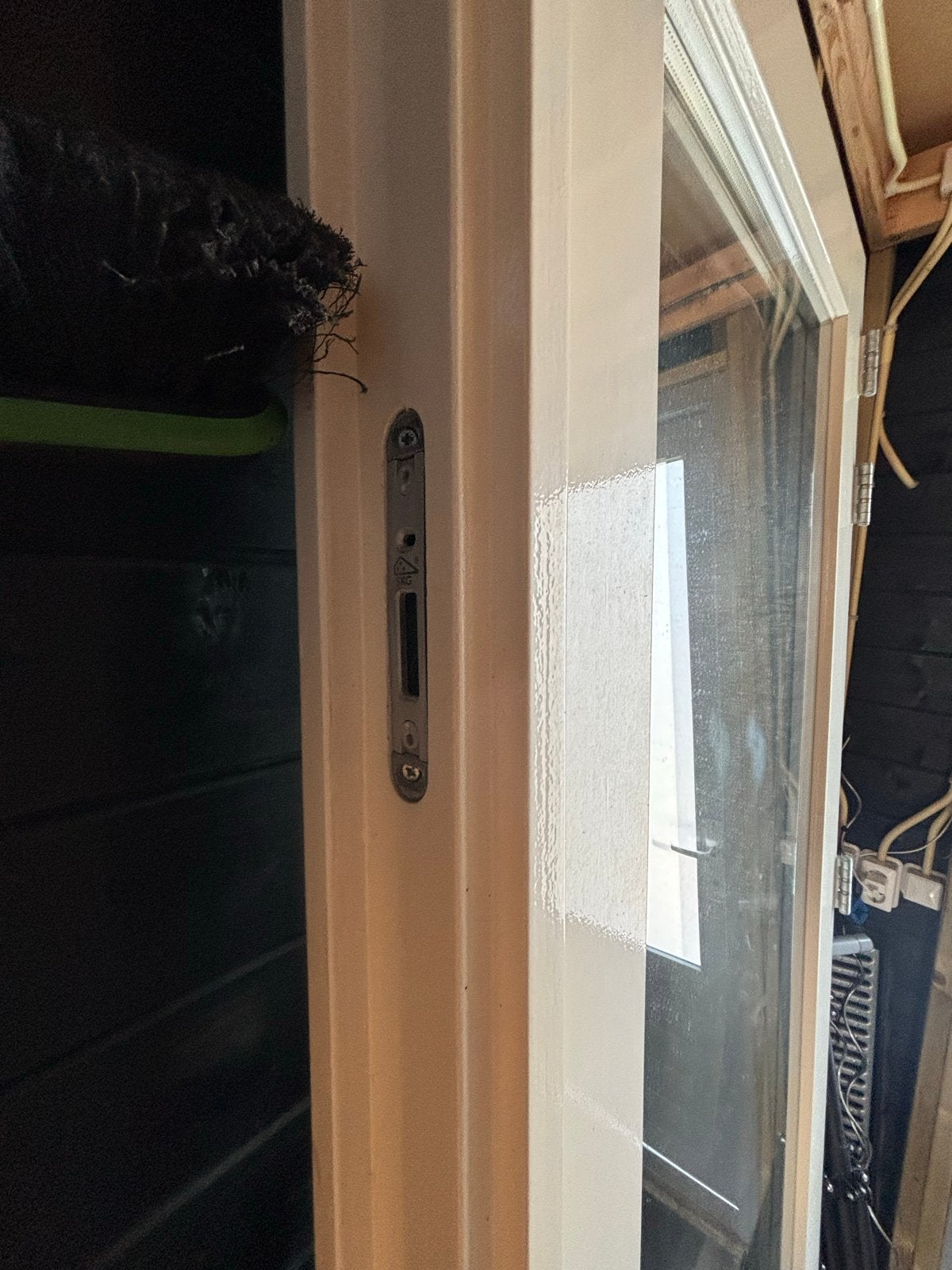 Dubbel openslaande tuindeur, Ophalen, Gebruikt, 80 tot 100 cm, 215 cm of meer