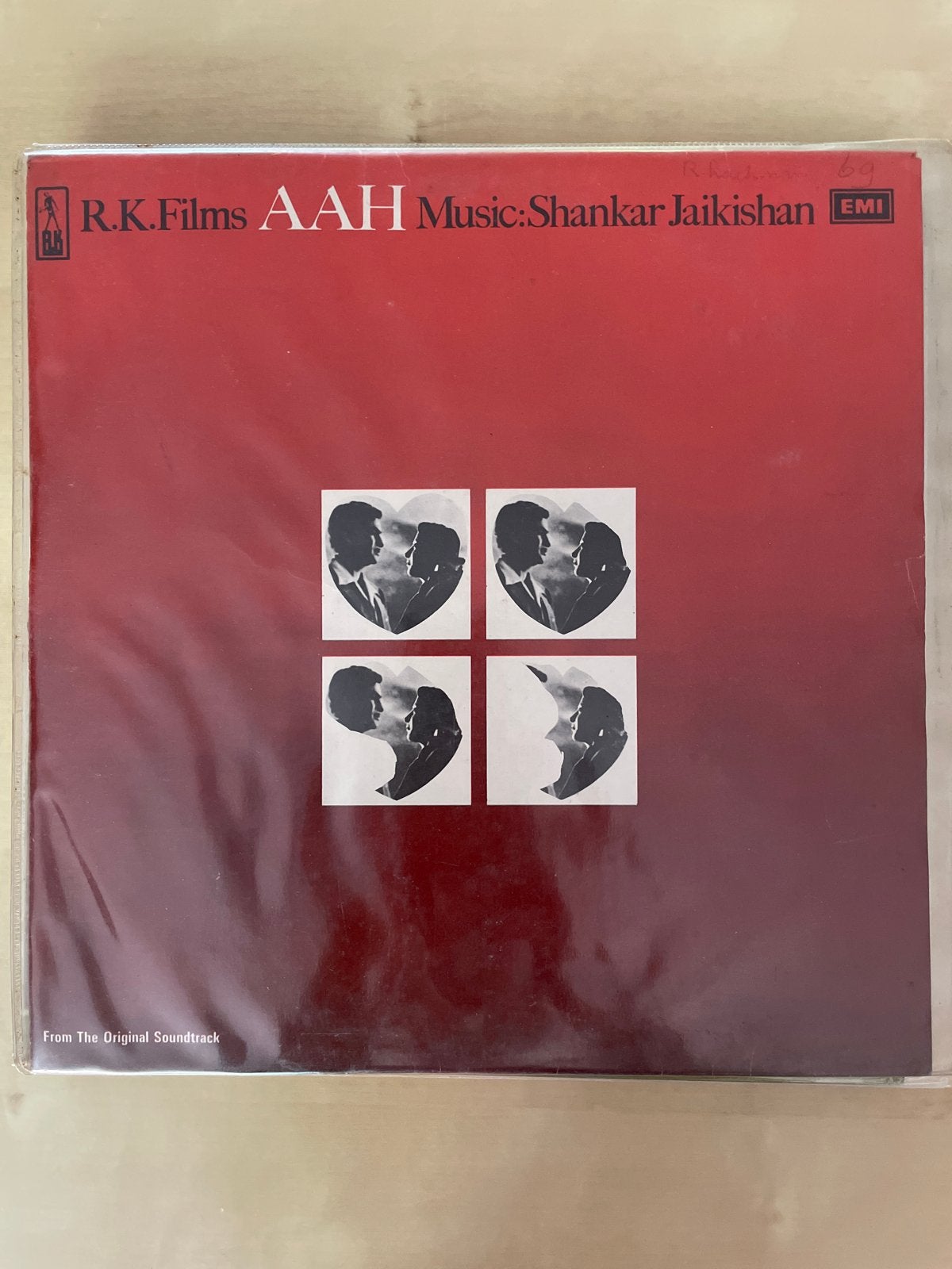RK Films AAH Music Shankar Jaikishan EMI LP Vinyl, Ophalen of Verzenden, Gebruikt