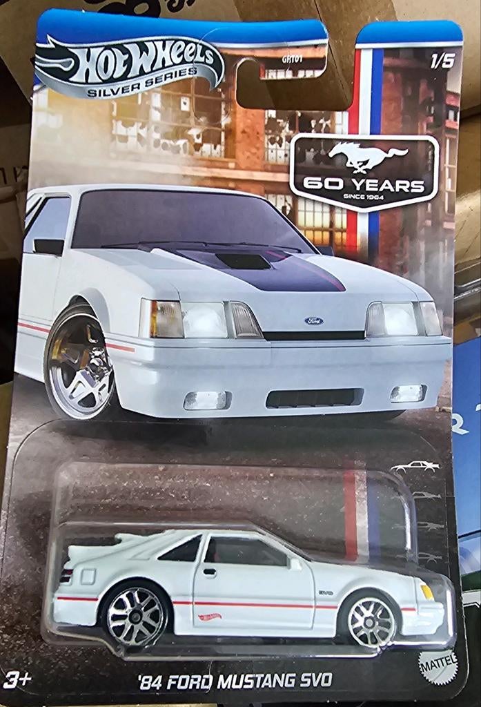 Hot Wheels '84 Ford Mustang SVO - Silver Series, Nieuw, Ophalen of Verzenden, Service.nl@mattel.com, Mattel