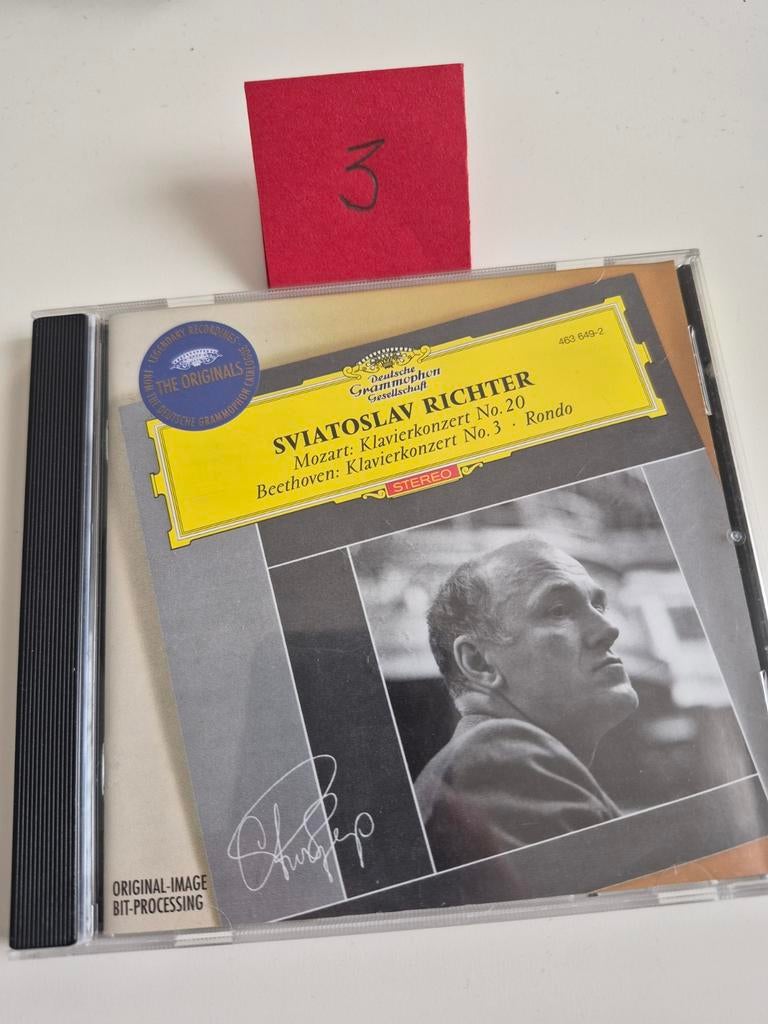 Sviatoslav Richter - Mozart & Beethoven Klavierconcerten CD, Ophalen of Verzenden, Classicisme, Zo goed als nieuw, Orkest of Ballet