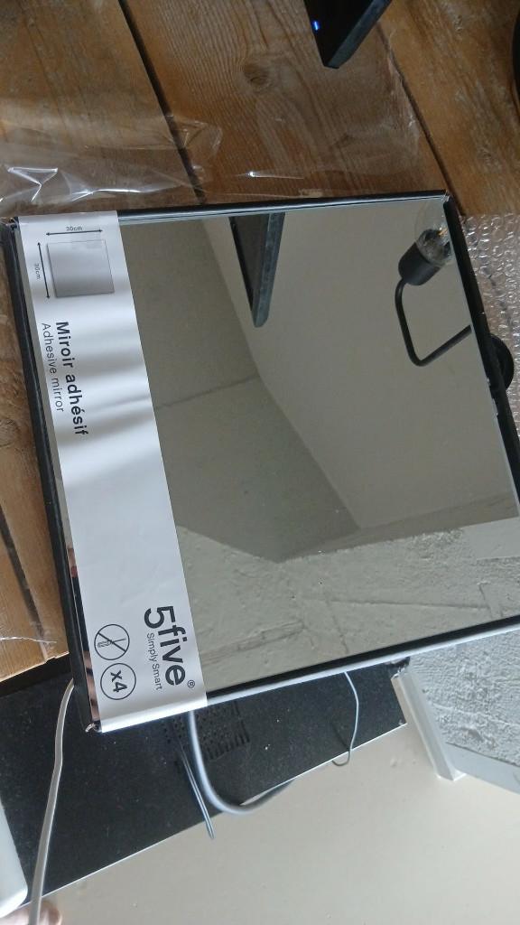 Adhesive mirrors (3) 30*30, Ophalen, Keramiek, Overige typen, Nieuw