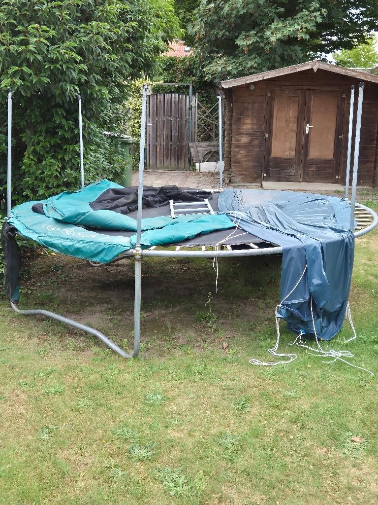 Trampoline, Ophalen, Gebruikt