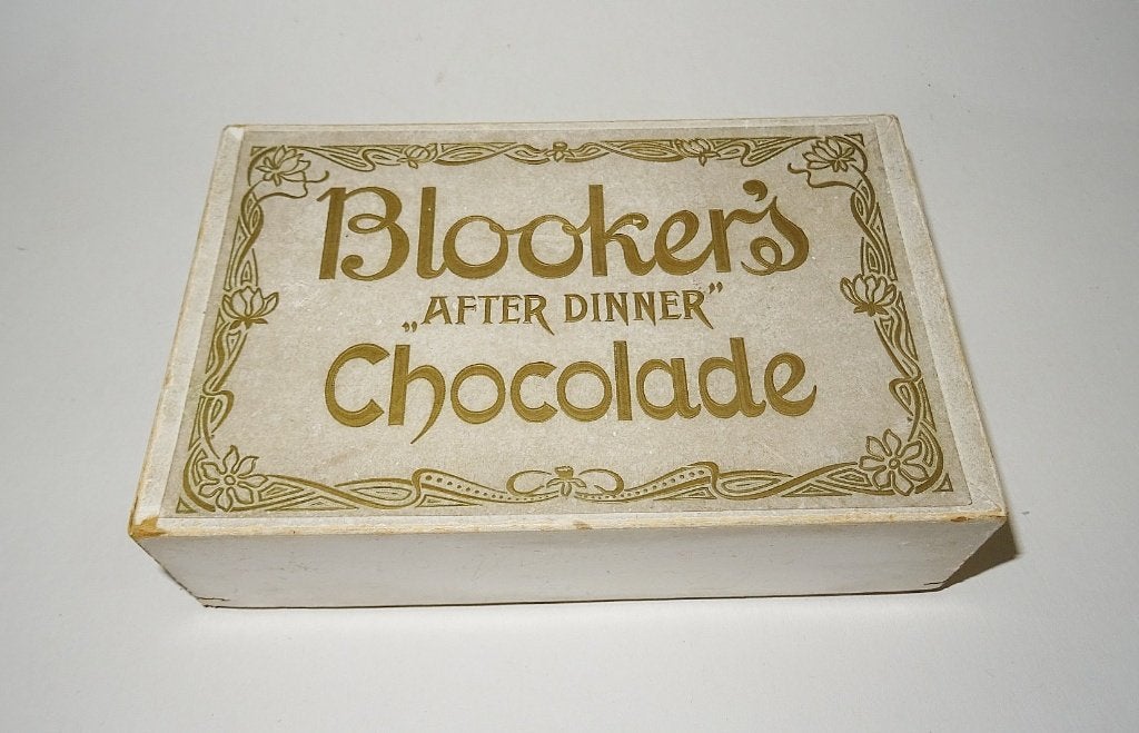 Doosje Blooker's After Dinner Chocolade, Verzamelen, Merken en Reclamevoorwerpen, Ophalen of Verzenden, Zo goed als nieuw, Verpakking