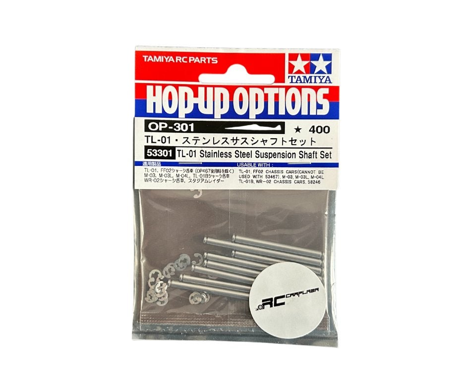 Tamiya M-Chassis/TL-01 Suspension-Shaft (8) 53301 rc, Ophalen of Verzenden, Nieuw