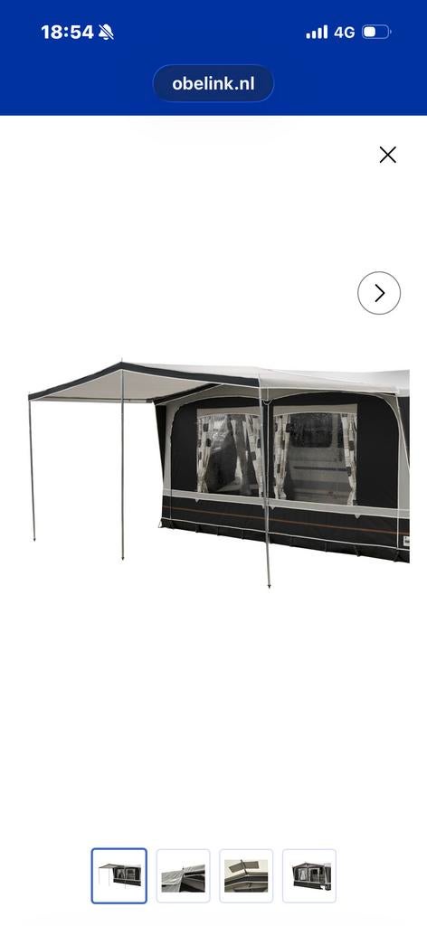 Luifel voor caravan Obelink maat 12, Caravans en Kamperen, Voortenten en Luifels, Ophalen of Verzenden, Nieuw, Polyester