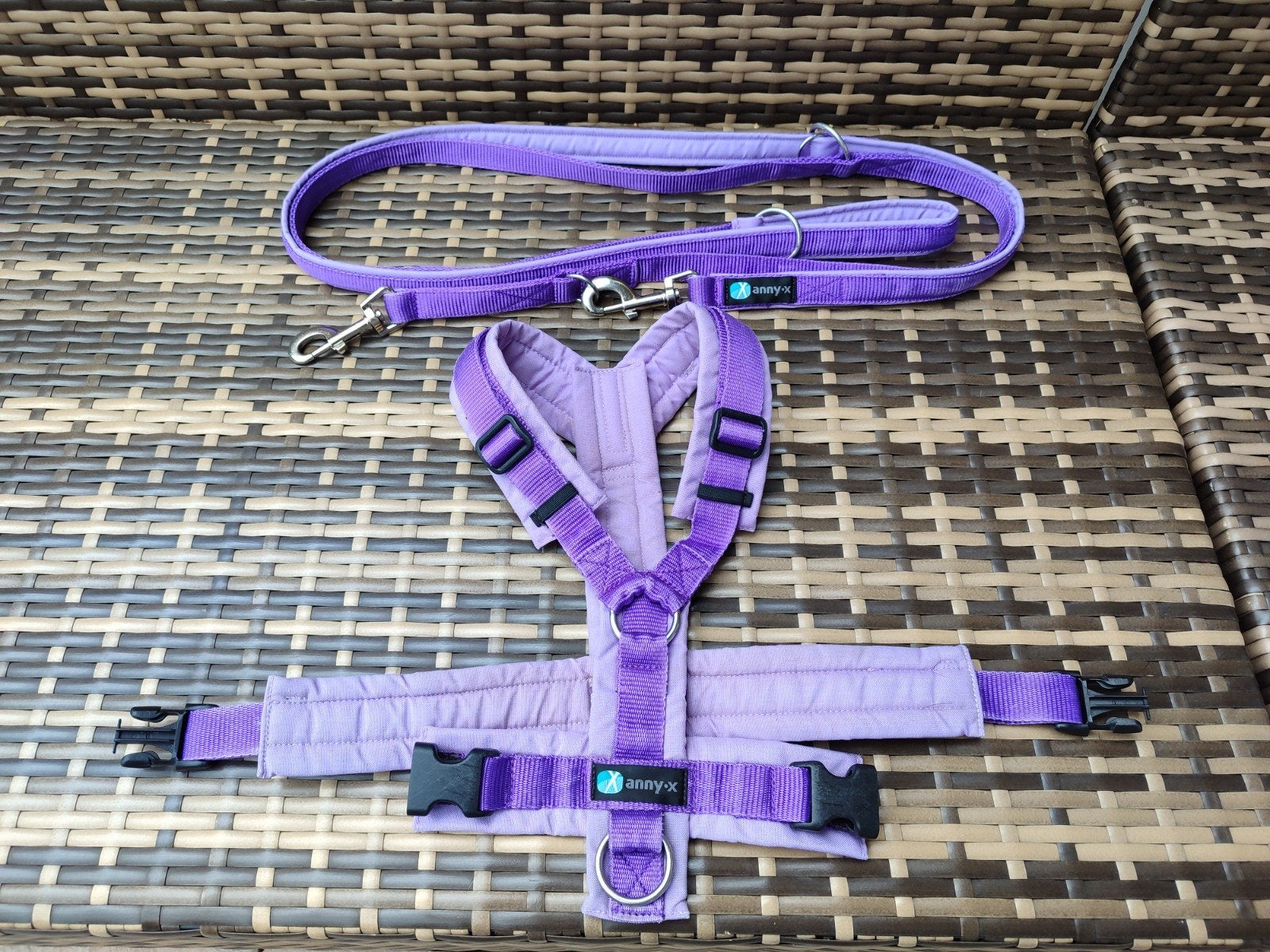 Anny-x set paars/lila maat Medium korte rug., Ophalen of Verzenden, Gebruikt