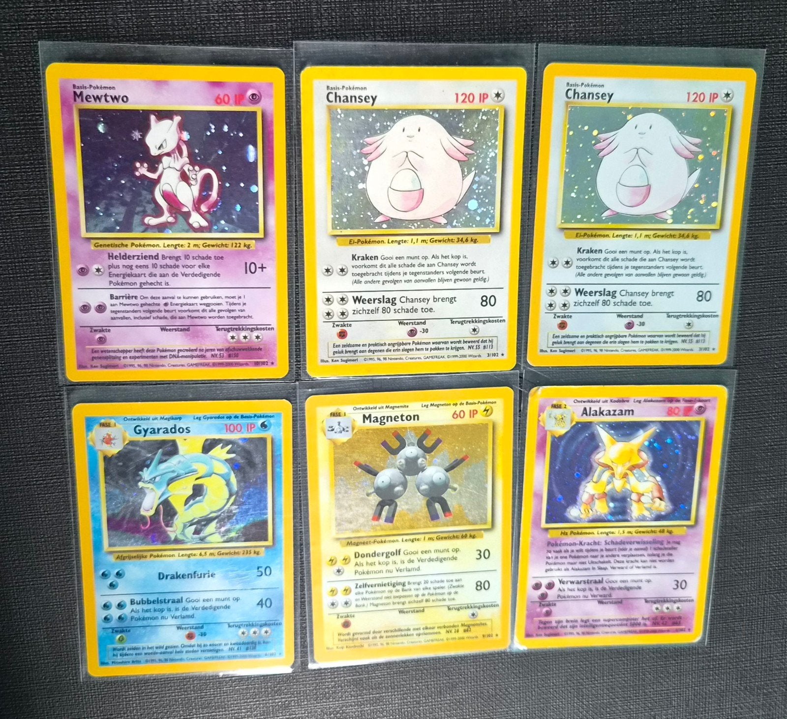 Pokémon kaarten -190x Base Holo Jungle Fossil Rocket, Ophalen of Verzenden, Gebruikt, Meerdere kaarten