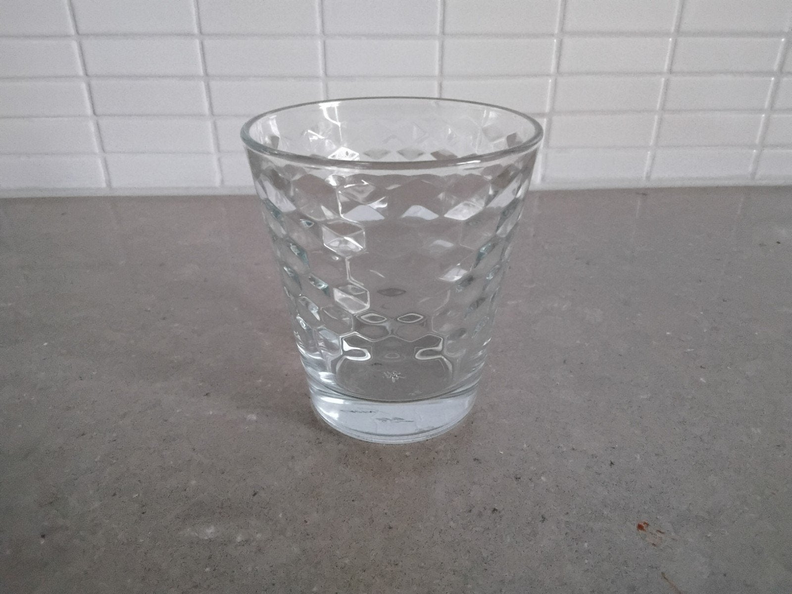 WMF glazen met wafelstructuur - 4 stuks nieuw, Ophalen, Glas of Glazen, Overige merken, Nieuw